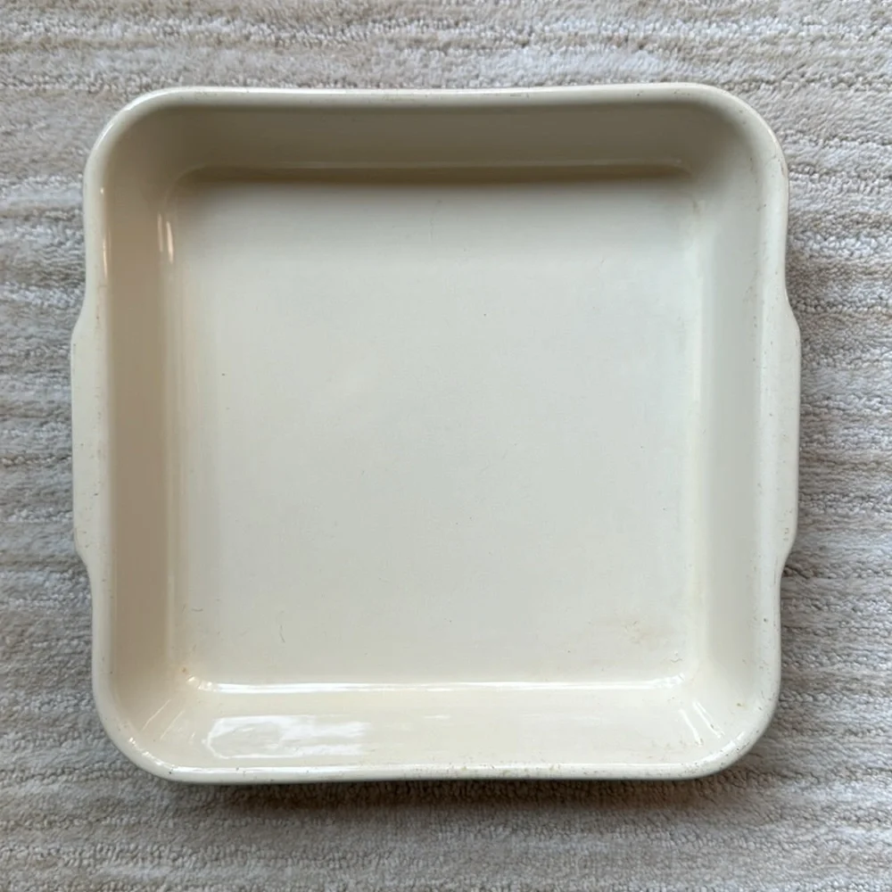 Emile Henry France Red Casserole Williams Sonoma Square Dish 9 x 9